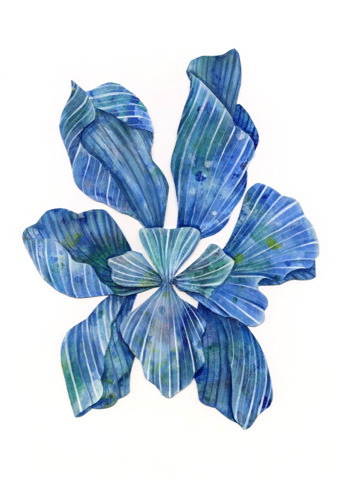 Kinetic Bloom Abstract Floral A3 Print