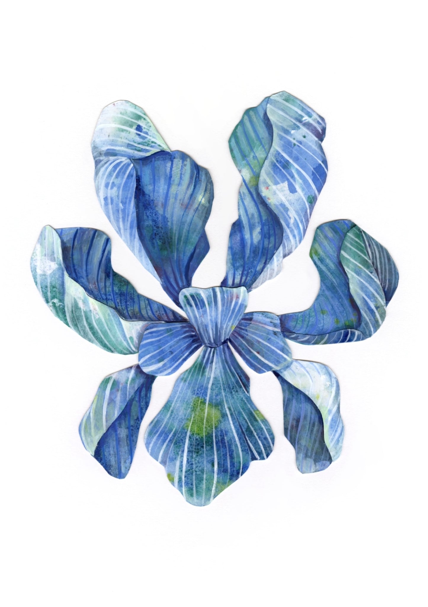 Kinetic Bloom Abstract Floral A3 Print