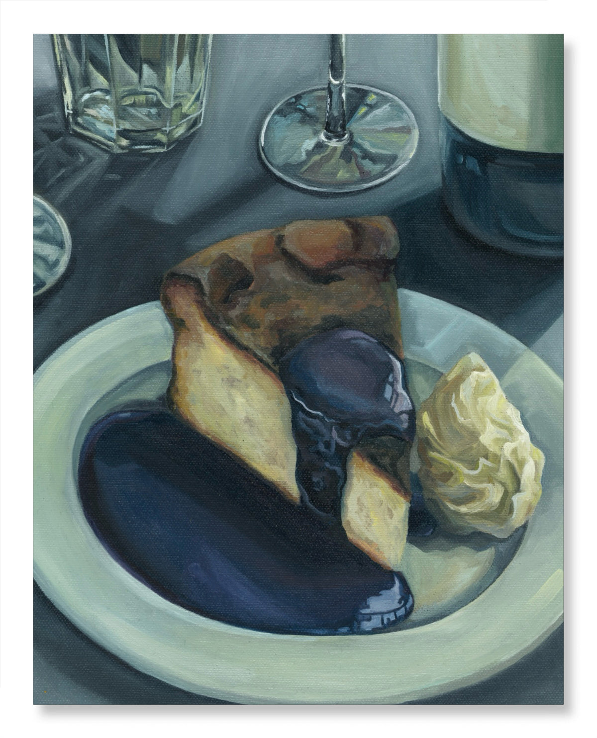 Basking Basque Oil Painting