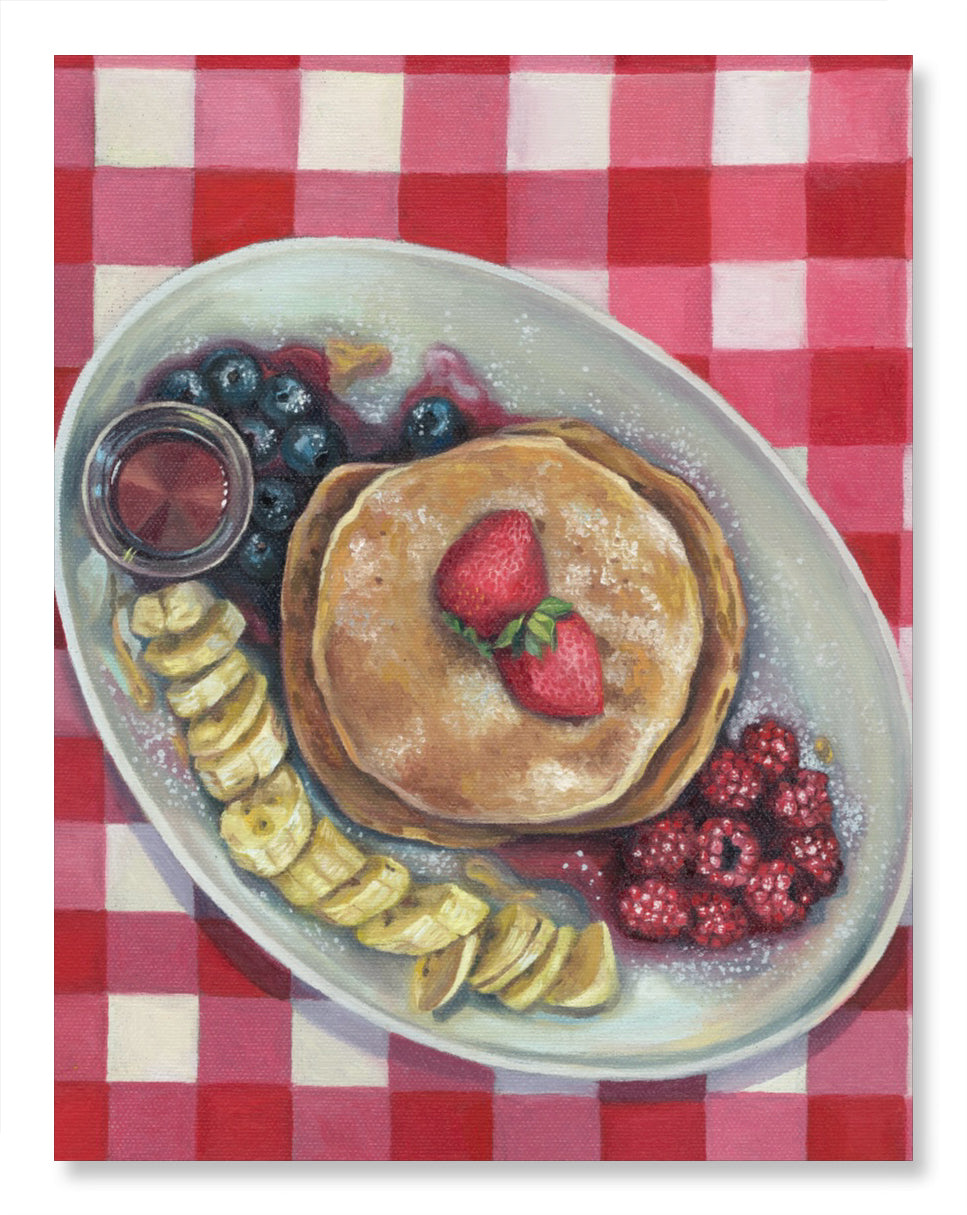 Pancakes Please Oil Painting